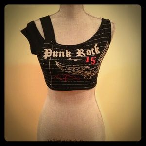 Punk rock half shirt
